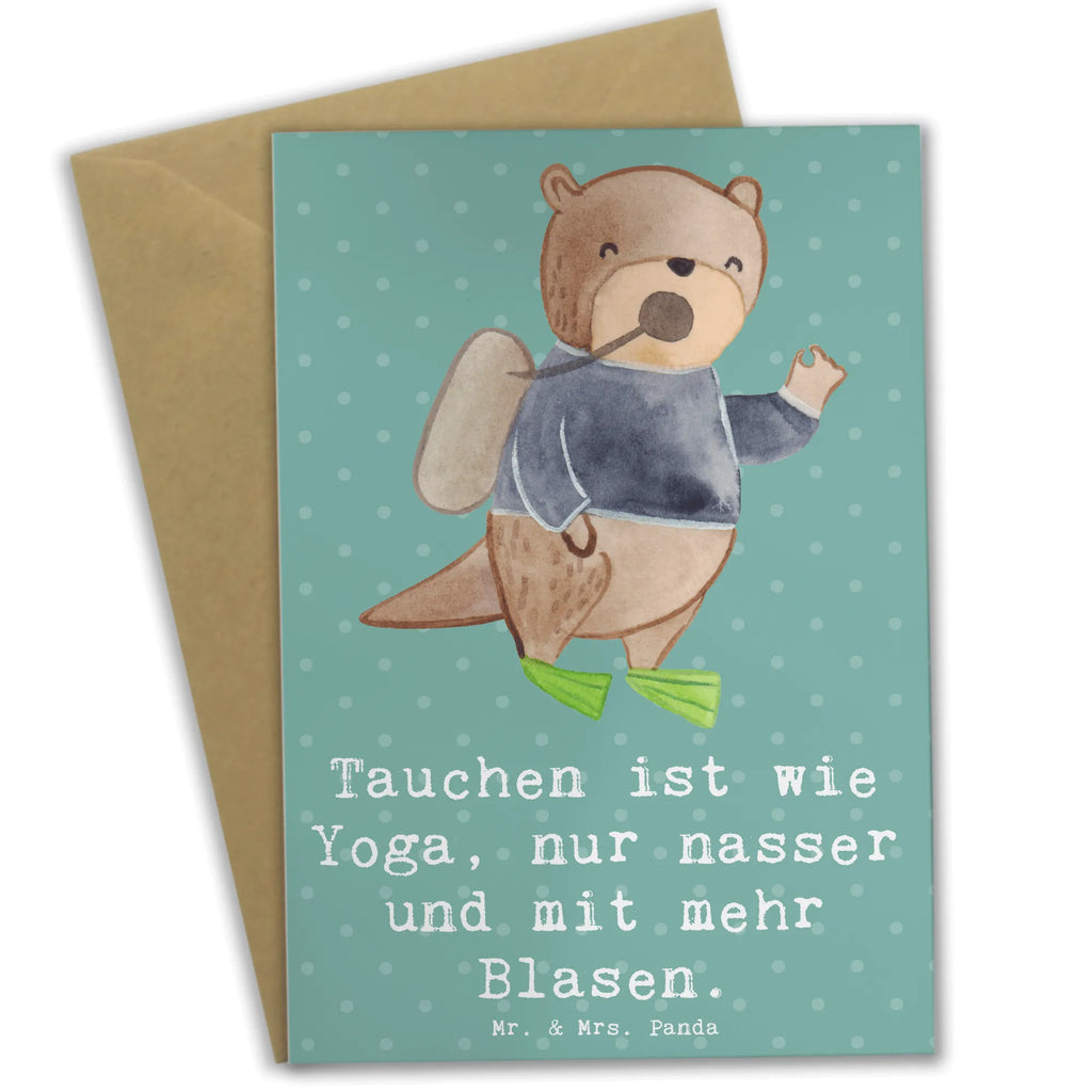 Grußkarte Tauchen Yoga Geburtstagskarte, Ansichtskarten, Einladungskarte, Grußkarte, Klappkarte, Glückwunschkarte, Hochzeitskarte, Karte, Geschenk, Sport, Sportart, Hobby, Schenken, Danke, Dankeschön, Auszeichnung, Gewinn, Sportler