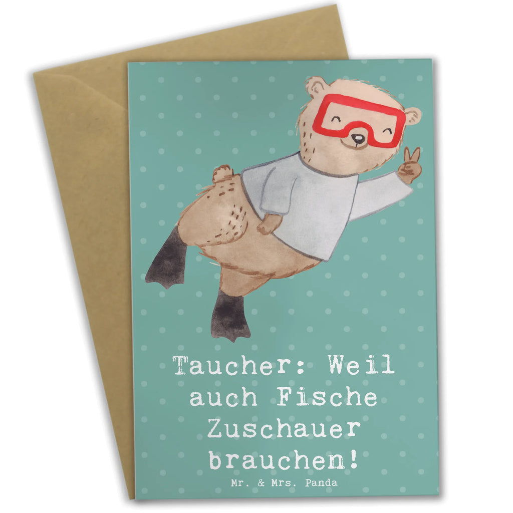 Grußkarte Tauchen Zuschauer Hochzeitskarte, Ansichtskarten, Klappkarte, Grußkarte, Glückwunschkarte, Geburtstagskarte, Einladungskarte, Karte, Geschenk, Sport, Sportart, Hobby, Schenken, Danke, Dankeschön, Auszeichnung, Gewinn, Sportler