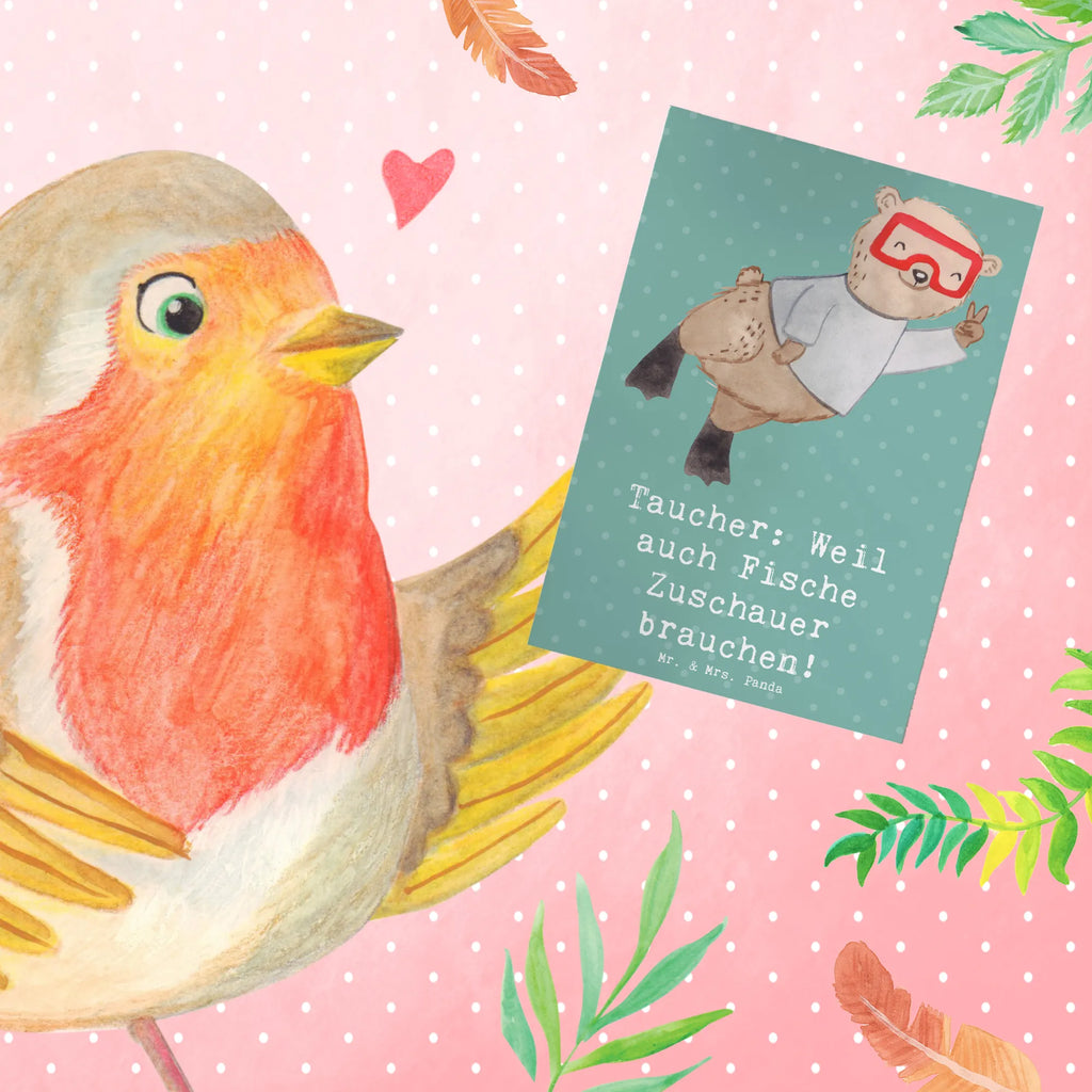 Grußkarte Tauchen Zuschauer Hochzeitskarte, Ansichtskarten, Klappkarte, Grußkarte, Glückwunschkarte, Geburtstagskarte, Einladungskarte, Karte, Geschenk, Sport, Sportart, Hobby, Schenken, Danke, Dankeschön, Auszeichnung, Gewinn, Sportler