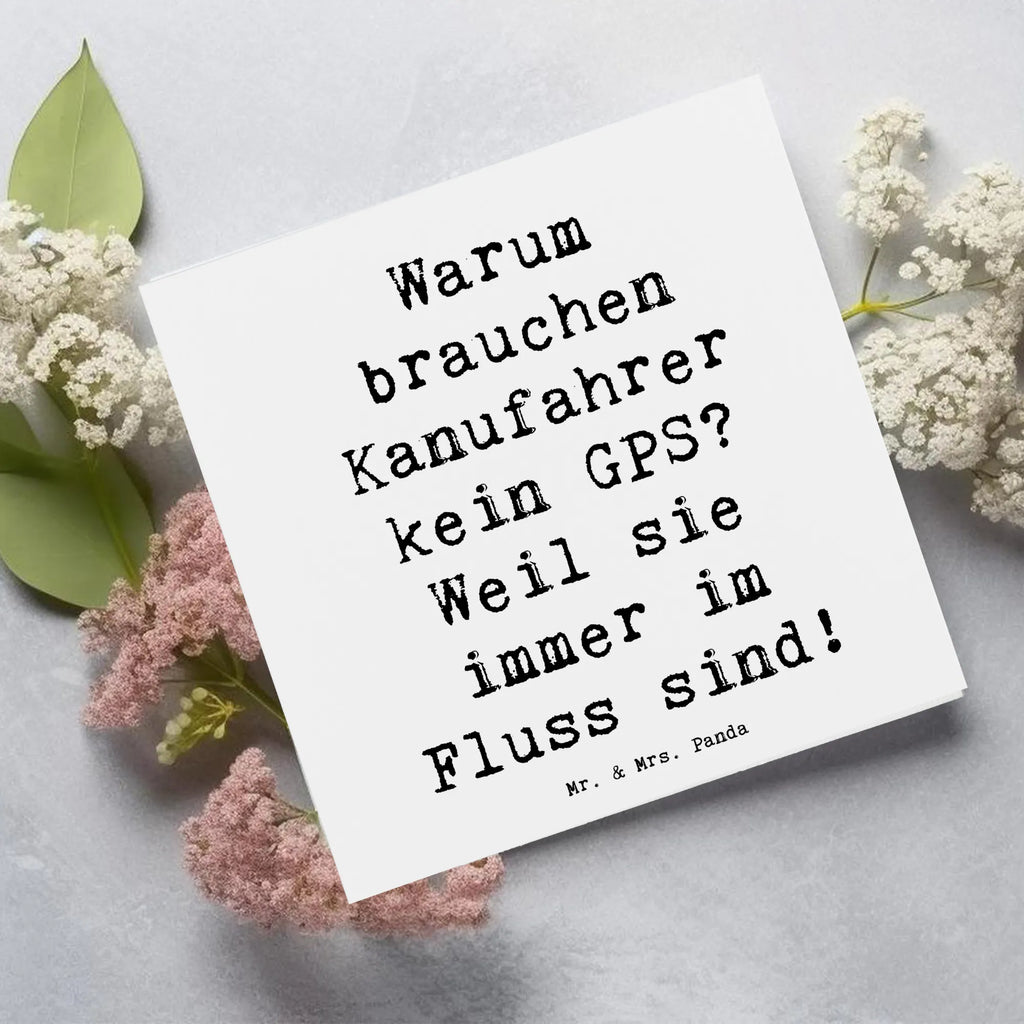 Deluxe Karte Spruch Kanu Lebensweg Einladungskarte, Glückwunschkarte, Hochwertige Grußkarte, Grußkarte, Karte, Geburtstagskarte, Klappkarte, Hochwertige Klappkarte, Hochzeitskarte, Geschenk, Sport, Sportart, Hobby, Schenken, Danke, Dankeschön, Auszeichnung, Gewinn, Sportler
