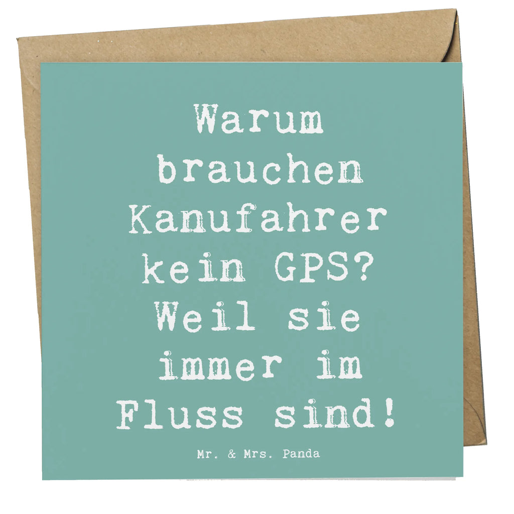 Deluxe Karte Spruch Kanu Lebensweg Einladungskarte, Glückwunschkarte, Hochwertige Grußkarte, Grußkarte, Karte, Geburtstagskarte, Klappkarte, Hochwertige Klappkarte, Hochzeitskarte, Geschenk, Sport, Sportart, Hobby, Schenken, Danke, Dankeschön, Auszeichnung, Gewinn, Sportler