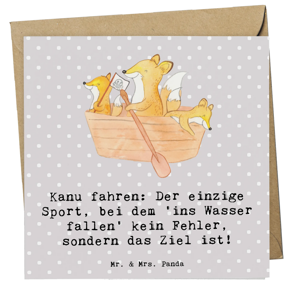 Deluxe Card Kanu fahren: Der einzige Sport, bei dem 'ins Wasser fallen' kein Fehler, sondern das Ziel ist! Klappkarte, Hochwertige Grußkarte, Glückwunschkarte, Grußkarte, Karte, Einladungskarte, Hochzeitskarte, Hochwertige Klappkarte, Geburtstagskarte, Geschenk, Sport, Sportart, Hobby, Schenken, Danke, Dankeschön, Auszeichnung, Gewinn, Sportler