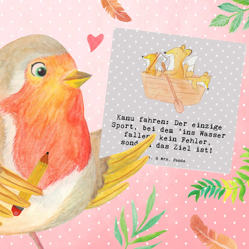 Deluxe Card Kanu fahren: Der einzige Sport, bei dem 'ins Wasser fallen' kein Fehler, sondern das Ziel ist! Klappkarte, Hochwertige Grußkarte, Glückwunschkarte, Grußkarte, Karte, Einladungskarte, Hochzeitskarte, Hochwertige Klappkarte, Geburtstagskarte, Geschenk, Sport, Sportart, Hobby, Schenken, Danke, Dankeschön, Auszeichnung, Gewinn, Sportler