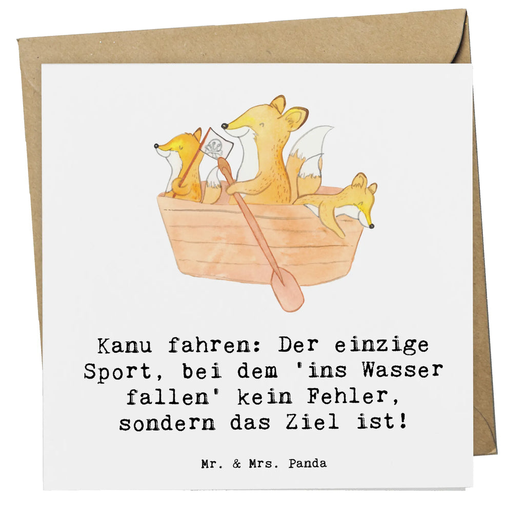 Deluxe Card Kanu fahren: Der einzige Sport, bei dem 'ins Wasser fallen' kein Fehler, sondern das Ziel ist! Klappkarte, Hochwertige Grußkarte, Glückwunschkarte, Grußkarte, Karte, Einladungskarte, Hochzeitskarte, Hochwertige Klappkarte, Geburtstagskarte, Geschenk, Sport, Sportart, Hobby, Schenken, Danke, Dankeschön, Auszeichnung, Gewinn, Sportler