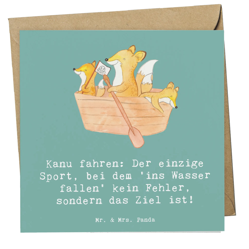 Deluxe Card Kanu fahren: Der einzige Sport, bei dem 'ins Wasser fallen' kein Fehler, sondern das Ziel ist! Klappkarte, Hochwertige Grußkarte, Glückwunschkarte, Grußkarte, Karte, Einladungskarte, Hochzeitskarte, Hochwertige Klappkarte, Geburtstagskarte, Geschenk, Sport, Sportart, Hobby, Schenken, Danke, Dankeschön, Auszeichnung, Gewinn, Sportler
