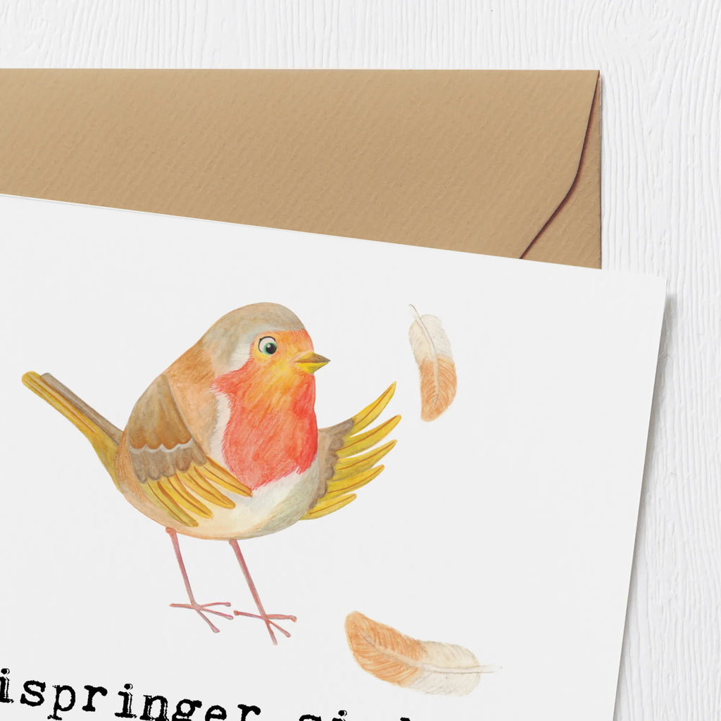 Deluxe Card Skispringer sind wie Vögel, nur mit weniger Federn und mehr Mut. Klappkarte, Karte, Hochwertige Grußkarte, Einladungskarte, Hochwertige Klappkarte, Glückwunschkarte, Hochzeitskarte, Grußkarte, Geburtstagskarte, Geschenk, Sport, Sportart, Hobby, Schenken, Danke, Dankeschön, Auszeichnung, Gewinn, Sportler