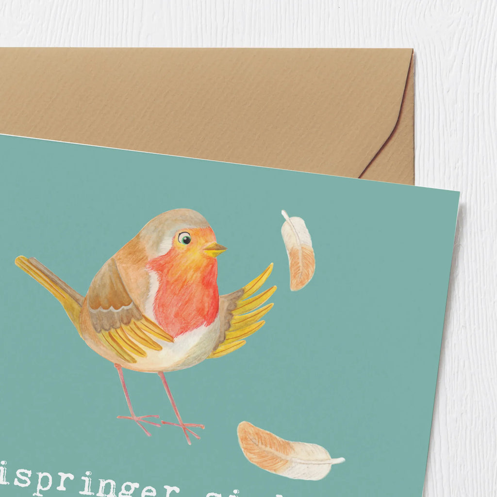 Deluxe Card Skispringer sind wie Vögel, nur mit weniger Federn und mehr Mut. Klappkarte, Karte, Hochwertige Grußkarte, Einladungskarte, Hochwertige Klappkarte, Glückwunschkarte, Hochzeitskarte, Grußkarte, Geburtstagskarte, Geschenk, Sport, Sportart, Hobby, Schenken, Danke, Dankeschön, Auszeichnung, Gewinn, Sportler