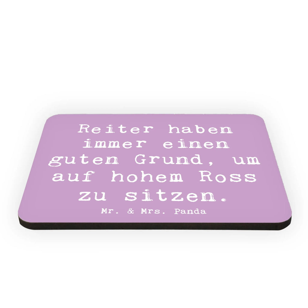 Magnet Saying Reiter haben immer einen guten Grund, um auf hohem Ross zu sitzen. Souvenir Magnet, Dekomagnet, Kühlschrankmagnet, Notiz Magnet, Whiteboard Magnet, Pinnwandmagnet, Motivmagnete, Kühlschrank Dekoration, Geschenk, Sport, Sportart, Hobby, Schenken, Danke, Dankeschön, Auszeichnung, Gewinn, Sportler