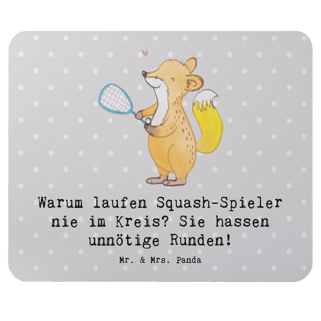 Mouse mat Warum laufen Squash-Spieler nie im Kreis? Sie hassen unnötige Runden! Büroausstattung, Einzigartiges Mauspad, Mauspad Büro, Computer zubehör, Designer Mauspad, Mauspad, Arbeitszimmer, Mousepad, PC Zubehör, Mausunterlage, Geschenk, Sport, Sportart, Hobby, Schenken, Danke, Dankeschön, Auszeichnung, Gewinn, Sportler