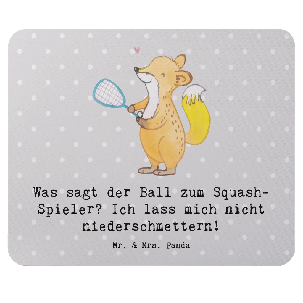 Mouse mat Was sagt der Ball zum Squash-Spieler? Ich lass mich nicht niederschmettern! Arbeitszimmer, Mousepad, Mauspad, Einzigartiges Mauspad, Mausunterlage, Büroausstattung, Designer Mauspad, Mauspad Büro, Computer zubehör, PC Zubehör, Geschenk, Sport, Sportart, Hobby, Schenken, Danke, Dankeschön, Auszeichnung, Gewinn, Sportler