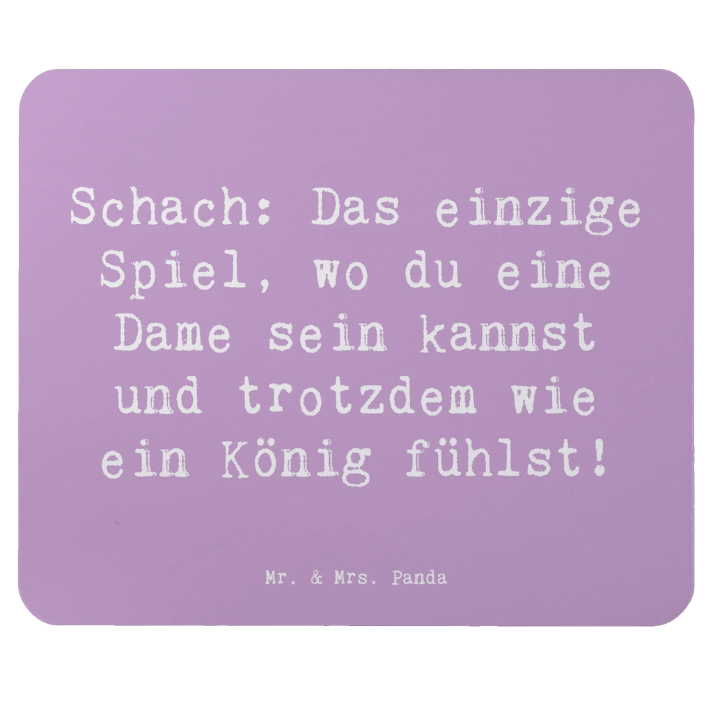Mouse mat Saying Schach: Das einzige Spiel, wo du eine Dame sein kannst und trotzdem wie ein König fühlst! Mousepad, Büroausstattung, Einzigartiges Mauspad, Designer Mauspad, Mauspad, Mausunterlage, Computer zubehör, Arbeitszimmer, Mauspad Büro, PC Zubehör, Geschenk, Sport, Sportart, Hobby, Schenken, Danke, Dankeschön, Auszeichnung, Gewinn, Sportler
