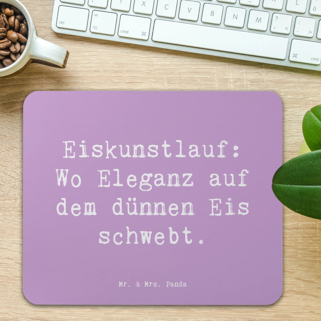 Mouse mat Saying Eiskunstlauf: Wo Eleganz auf dem dünnen Eis schwebt. Mousepad, Einzigartiges Mauspad, Mausunterlage, Büroausstattung, Mauspad Büro, PC Zubehör, Mauspad, Designer Mauspad, Arbeitszimmer, Computer zubehör, Geschenk, Sport, Sportart, Hobby, Schenken, Danke, Dankeschön, Auszeichnung, Gewinn, Sportler