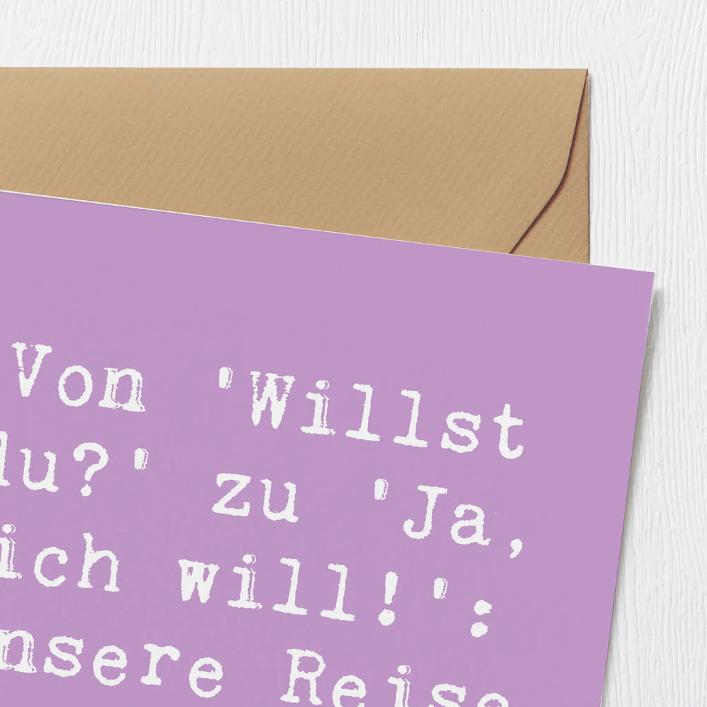 Deluxe Karte Spruch Verlobung Abenteuer Hochzeitskarte, Einladungskarte, Grußkarte, Hochwertige Klappkarte, Klappkarte, Hochwertige Grußkarte, Karte, Glückwunschkarte, Geburtstagskarte, Hochzeit, Hochzeitsgeschenk, Ehe, Hochzeitsfeier, Trauung, Trauungsgeschenk, Verlobungsfeier, Verlobungsgeschenk, Hochzeitsgeschenkideen, Hochzeitsgeschenke für Brautpaar