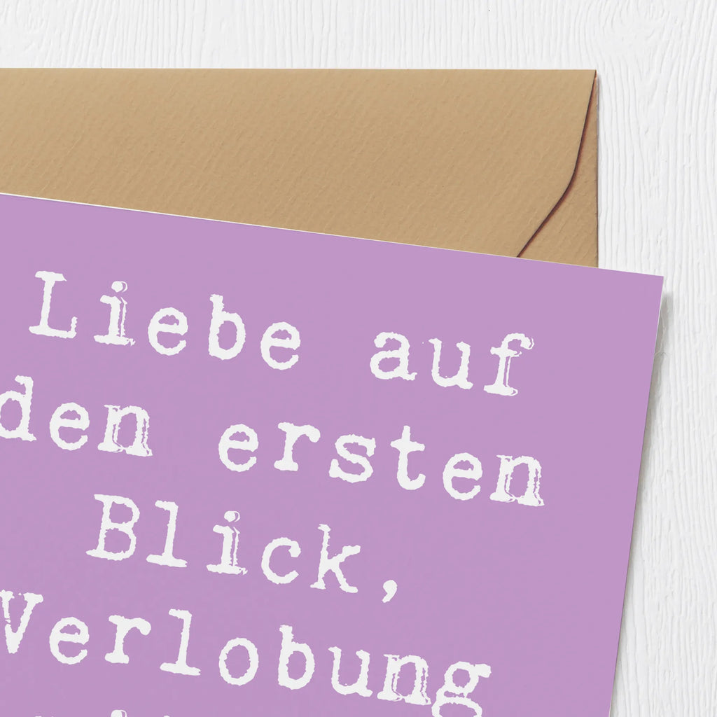 Deluxe Karte Liebe auf den ersten Blick, Verlobung mit dem zweiten! Karte, Grußkarte, Klappkarte, Einladungskarte, Glückwunschkarte, Hochzeitskarte, Geburtstagskarte, Hochwertige Grußkarte, Hochwertige Klappkarte, Hochzeit, Hochzeitsgeschenk, Ehe, Hochzeitsfeier, Trauung, Trauungsgeschenk, Verlobungsfeier, Verlobungsgeschenk, Hochzeitsgeschenkideen, Hochzeitsgeschenke für Brautpaar