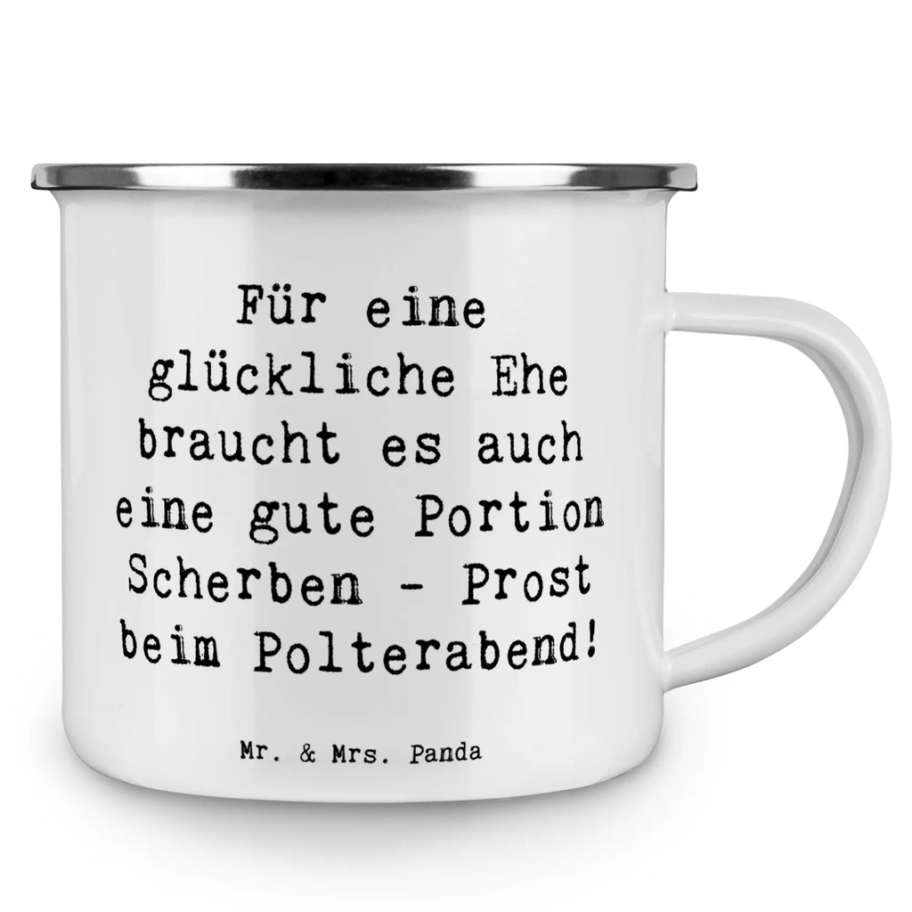 Enamel camping mug Saying Für eine glückliche Ehe braucht es auch eine gute Portion Scherben - Prost beim Polterabend! Outdoor Tasse, Blechtasse Outdoor, Campingbecher, Tasse Camping, Metalltasse für Camping, Camping Tassen Emaille, Campingtassen, Trinkbecher, Camping Becher Edelstahl, Metalltasse, Emaille Trinkbecher, Camping Becher, Camping Tasse Metall, Emaille Becher Camping, Emaille Tasse Camping, Blechtassen, Emaille Campingbecher, Emaille Tasse, Kaffee Blechtasse, Emaille Tassen, Edelstahl Trinkbecher, Emailletasse, Outdoor Becher, Blechtasse, Metall Tasse, Tasse Emaille, Emaille Becher, Campingtasse, Camping Tasse Emaille, Camping Tassen, Hochzeit, Hochzeitsgeschenk, Ehe, Hochzeitsfeier, Trauung, Trauungsgeschenk, Hochzeitskarte, Verlobungsfeier, Verlobungsgeschenk, Hochzeitsgeschenkideen, Hochzeitsgeschenke für Brautpaar
