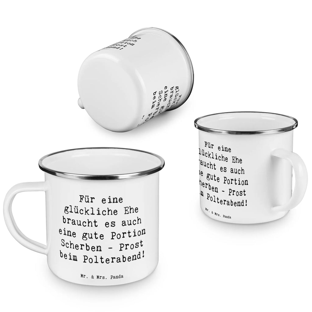 Enamel camping mug Saying Für eine glückliche Ehe braucht es auch eine gute Portion Scherben - Prost beim Polterabend! Outdoor Tasse, Blechtasse Outdoor, Campingbecher, Tasse Camping, Metalltasse für Camping, Camping Tassen Emaille, Campingtassen, Trinkbecher, Camping Becher Edelstahl, Metalltasse, Emaille Trinkbecher, Camping Becher, Camping Tasse Metall, Emaille Becher Camping, Emaille Tasse Camping, Blechtassen, Emaille Campingbecher, Emaille Tasse, Kaffee Blechtasse, Emaille Tassen, Edelstahl Trinkbecher, Emailletasse, Outdoor Becher, Blechtasse, Metall Tasse, Tasse Emaille, Emaille Becher, Campingtasse, Camping Tasse Emaille, Camping Tassen, Hochzeit, Hochzeitsgeschenk, Ehe, Hochzeitsfeier, Trauung, Trauungsgeschenk, Hochzeitskarte, Verlobungsfeier, Verlobungsgeschenk, Hochzeitsgeschenkideen, Hochzeitsgeschenke für Brautpaar