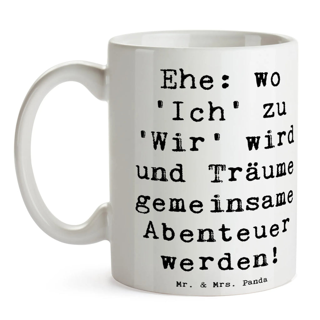 Mug Saying Ehe: wo 'Ich' zu 'Wir' wird und Träume gemeinsame Abenteuer werden! Kakaotasse, porzellantassen, Kaffeetasse, teetassen, trinktasse, Motivtasse, Kaffeetassen, pott, henkeltasse, kakaotassen, frühstückstassen, henkeltassen, keramiktassen, Coffee Mug, dekotasse, frühstückstasse, Kaffeebecher, bedruckte tasse, henkelbecher, coffee mugs, bürobecher, Porzellantasse, Tassen, keramikbecher, teepott, Bürotasse, designtasse, Trinkbecher, Kaffeepott, mug, tasse mit motiv, Teebecher, Tasse, Becher, Geschenktasse, Keramiktasse, Tasse mit Spruch, frühstücksbecher, mugs, Teetasse, sprüchetasse, Ehe, Hochzeit, Hochzeitsfeier, Trauung, Trauungsgeschenk, Verlobungsfeier, Hochzeitsgeschenk, Verlobungsgeschenk, Hochzeitsgeschenkideen, Hochzeitsgeschenke für Brautpaar, Hochzeitskarte