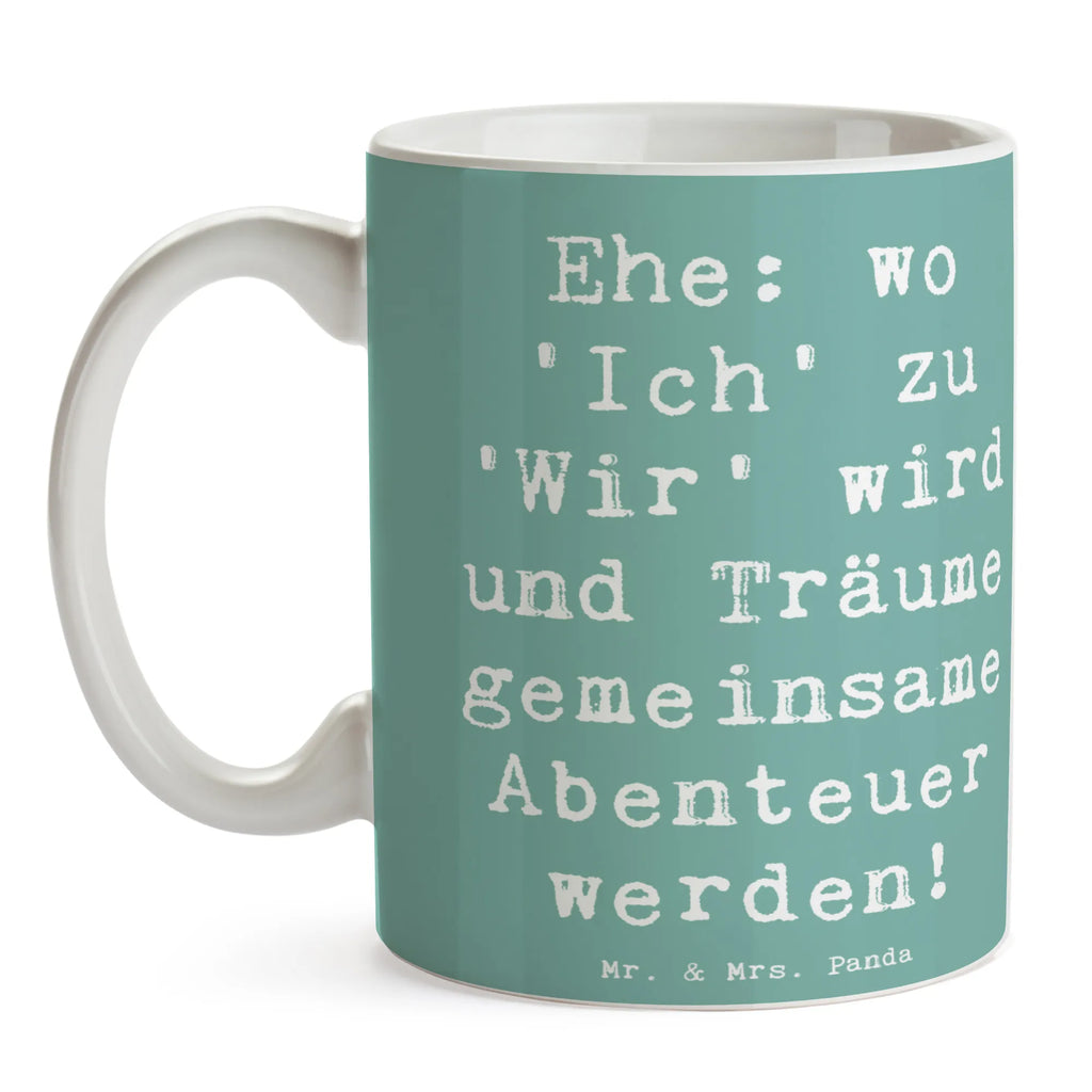 Mug Saying Ehe: wo 'Ich' zu 'Wir' wird und Träume gemeinsame Abenteuer werden! Kakaotasse, porzellantassen, Kaffeetasse, teetassen, trinktasse, Motivtasse, Kaffeetassen, pott, henkeltasse, kakaotassen, frühstückstassen, henkeltassen, keramiktassen, Coffee Mug, dekotasse, frühstückstasse, Kaffeebecher, bedruckte tasse, henkelbecher, coffee mugs, bürobecher, Porzellantasse, Tassen, keramikbecher, teepott, Bürotasse, designtasse, Trinkbecher, Kaffeepott, mug, tasse mit motiv, Teebecher, Tasse, Becher, Geschenktasse, Keramiktasse, Tasse mit Spruch, frühstücksbecher, mugs, Teetasse, sprüchetasse, Ehe, Hochzeit, Hochzeitsfeier, Trauung, Trauungsgeschenk, Verlobungsfeier, Hochzeitsgeschenk, Verlobungsgeschenk, Hochzeitsgeschenkideen, Hochzeitsgeschenke für Brautpaar, Hochzeitskarte