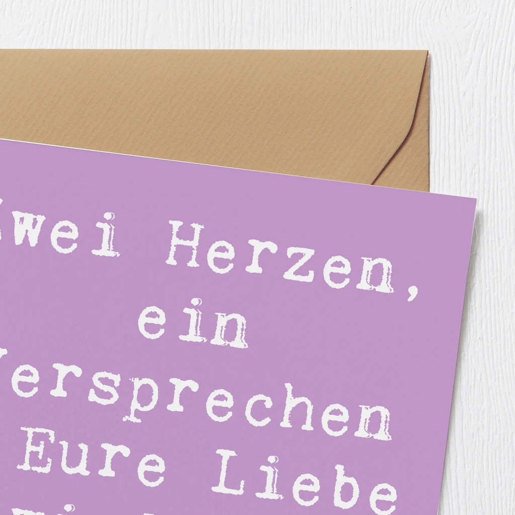 Deluxe Karte Spruch Standesamtliche Trauung Versprechen Klappkarte, Einladungskarte, Hochwertige Klappkarte, Karte, Hochzeitskarte, Hochwertige Grußkarte, Glückwunschkarte, Grußkarte, Geburtstagskarte, Hochzeit, Hochzeitsgeschenk, Ehe, Hochzeitsfeier, Trauung, Trauungsgeschenk, Verlobungsfeier, Verlobungsgeschenk, Hochzeitsgeschenkideen, Hochzeitsgeschenke für Brautpaar