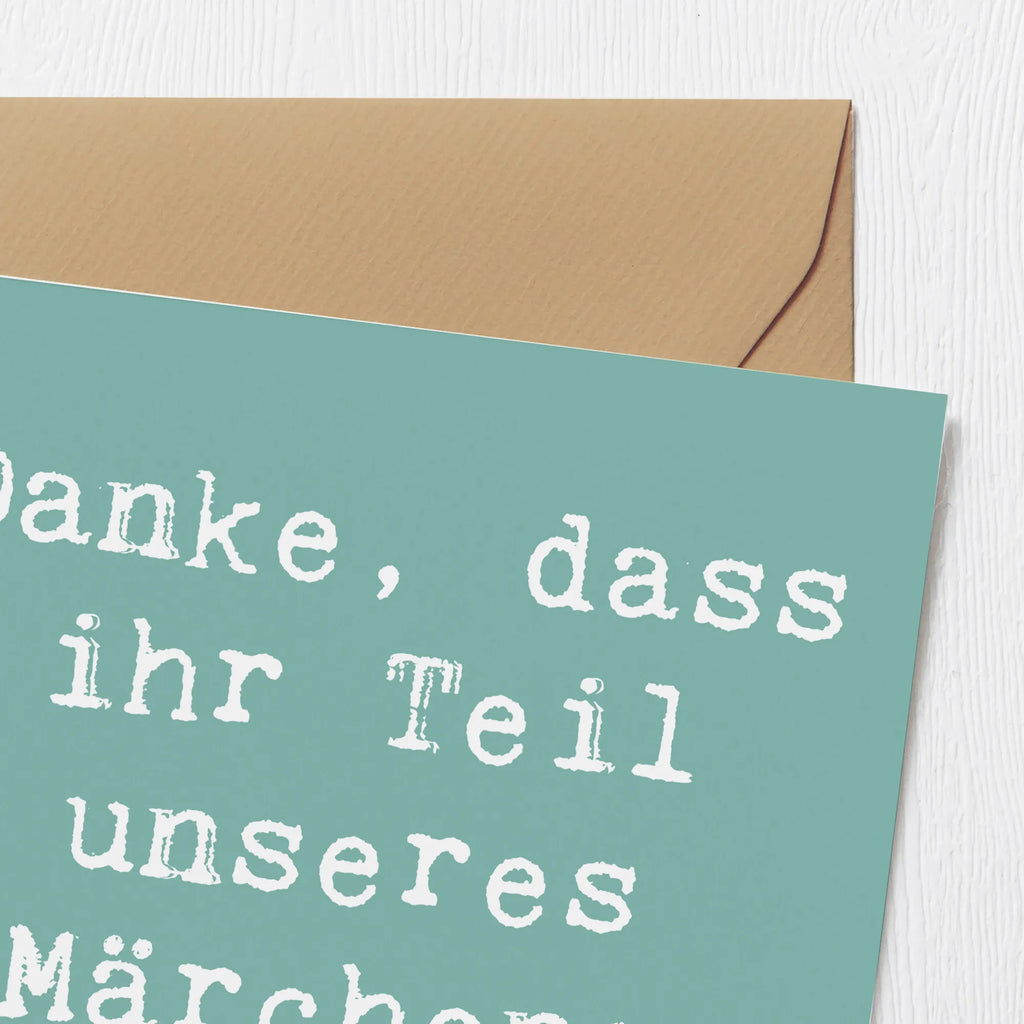 Deluxe Karte Spruch Gastgeschenke Märchen Karte, Hochwertige Klappkarte, Hochzeitskarte, Einladungskarte, Geburtstagskarte, Klappkarte, Glückwunschkarte, Grußkarte, Hochwertige Grußkarte, Hochzeit, Hochzeitsgeschenk, Ehe, Hochzeitsfeier, Trauung, Trauungsgeschenk, Verlobungsfeier, Verlobungsgeschenk, Hochzeitsgeschenkideen, Hochzeitsgeschenke für Brautpaar