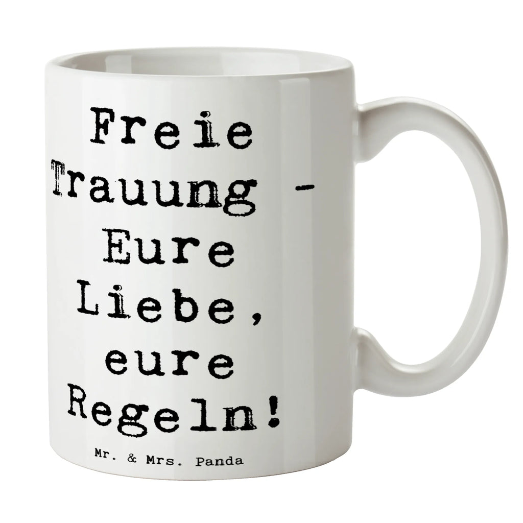 Tasse Spruch Freie Trauung Liebe Regeln Teetasse, Geschenktasse, Tasse, Porzellantasse, Bürotasse, Kaffeetasse, Tasse mit Motiven, Tasse mit Zitaten, Keramiktasse, Hochzeit, Hochzeitsgeschenk, Ehe, Hochzeitsfeier, Trauung, Trauungsgeschenk, Hochzeitskarte, Verlobungsfeier, Verlobungsgeschenk, Hochzeitsgeschenkideen, Hochzeitsgeschenke für Brautpaar