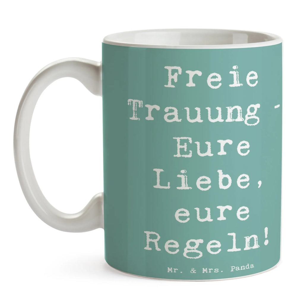 Tasse Spruch Freie Trauung Liebe Regeln Teetasse, Geschenktasse, Tasse, Porzellantasse, Bürotasse, Kaffeetasse, Tasse mit Motiven, Tasse mit Zitaten, Keramiktasse, Hochzeit, Hochzeitsgeschenk, Ehe, Hochzeitsfeier, Trauung, Trauungsgeschenk, Hochzeitskarte, Verlobungsfeier, Verlobungsgeschenk, Hochzeitsgeschenkideen, Hochzeitsgeschenke für Brautpaar