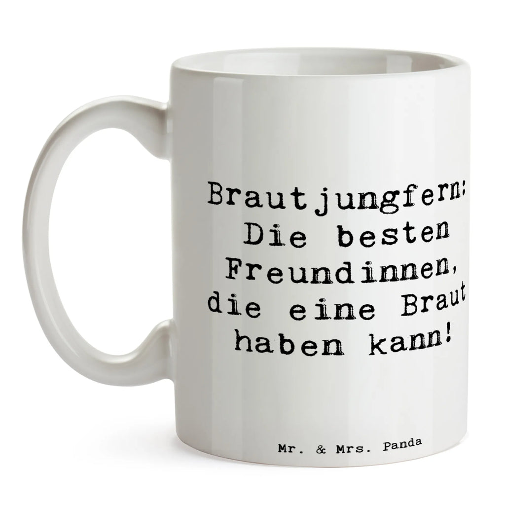 Tasse Spruch Beste Brautjungfern Bürotasse, Tasse, Kaffeetasse, Teetasse, Tasse mit Motiven, Tasse mit Zitaten, Porzellantasse, Keramiktasse, Geschenktasse, Hochzeit, Hochzeitsgeschenk, Ehe, Hochzeitsfeier, Trauung, Trauungsgeschenk, Hochzeitskarte, Verlobungsfeier, Verlobungsgeschenk, Hochzeitsgeschenkideen, Hochzeitsgeschenke für Brautpaar