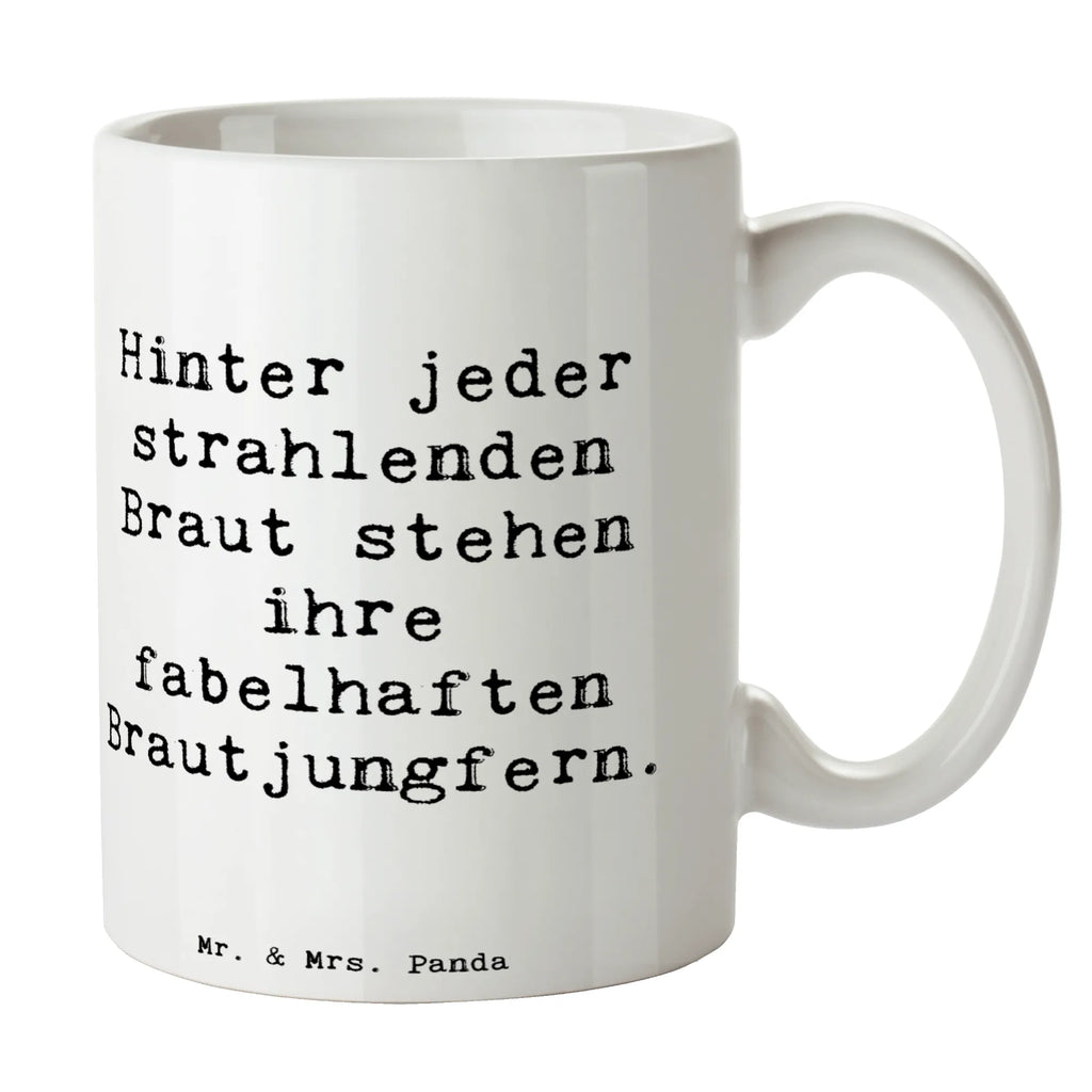 Mug Saying Hinter jeder strahlenden Braut stehen ihre fabelhaften Brautjungfern. Tasse, Keramiktasse, Porzellantasse, Kaffeetasse, Geschenktasse, Tasse mit Zitaten, Tasse mit Motiven, Bürotasse, Teetasse, Hochzeit, Hochzeitsgeschenk, Ehe, Hochzeitsfeier, Trauung, Trauungsgeschenk, Hochzeitskarte, Verlobungsfeier, Verlobungsgeschenk, Hochzeitsgeschenkideen, Hochzeitsgeschenke für Brautpaar