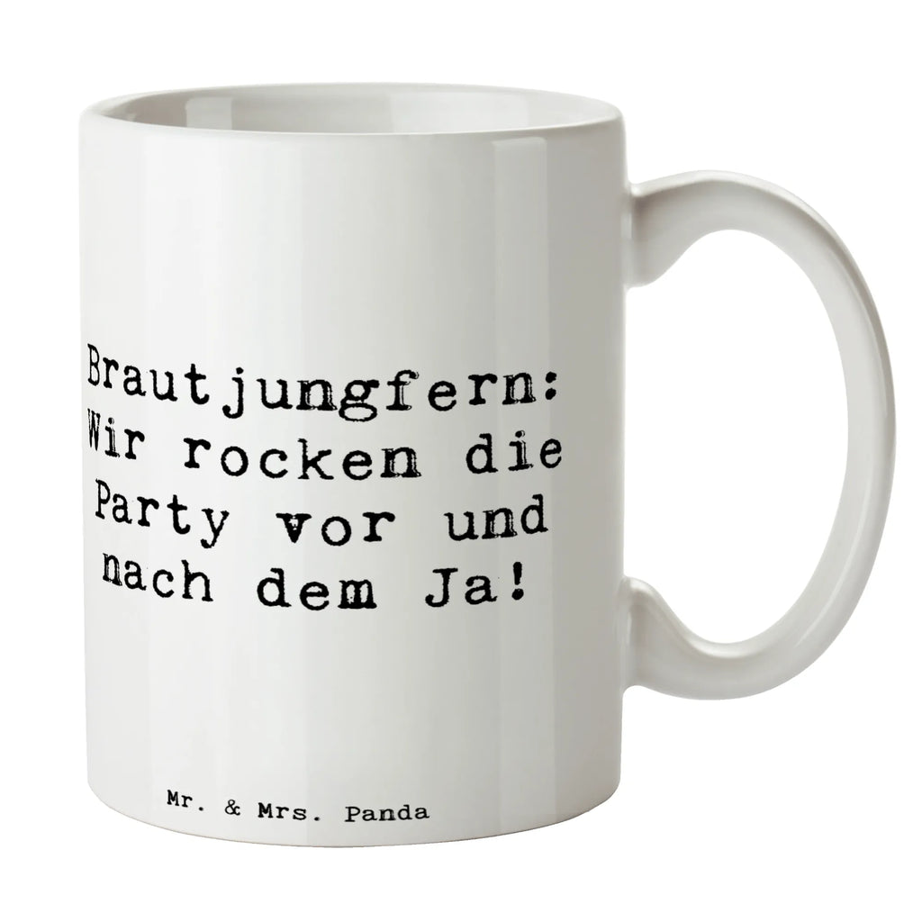 Mug Saying Brautjungfern: Wir rocken die Party vor und nach dem Ja! Tasse mit Zitaten, Porzellantasse, Bürotasse, Keramiktasse, Tasse, Kaffeetasse, Teetasse, Tasse mit Motiven, Geschenktasse, Hochzeit, Hochzeitsgeschenk, Ehe, Hochzeitsfeier, Trauung, Trauungsgeschenk, Hochzeitskarte, Verlobungsfeier, Verlobungsgeschenk, Hochzeitsgeschenkideen, Hochzeitsgeschenke für Brautpaar