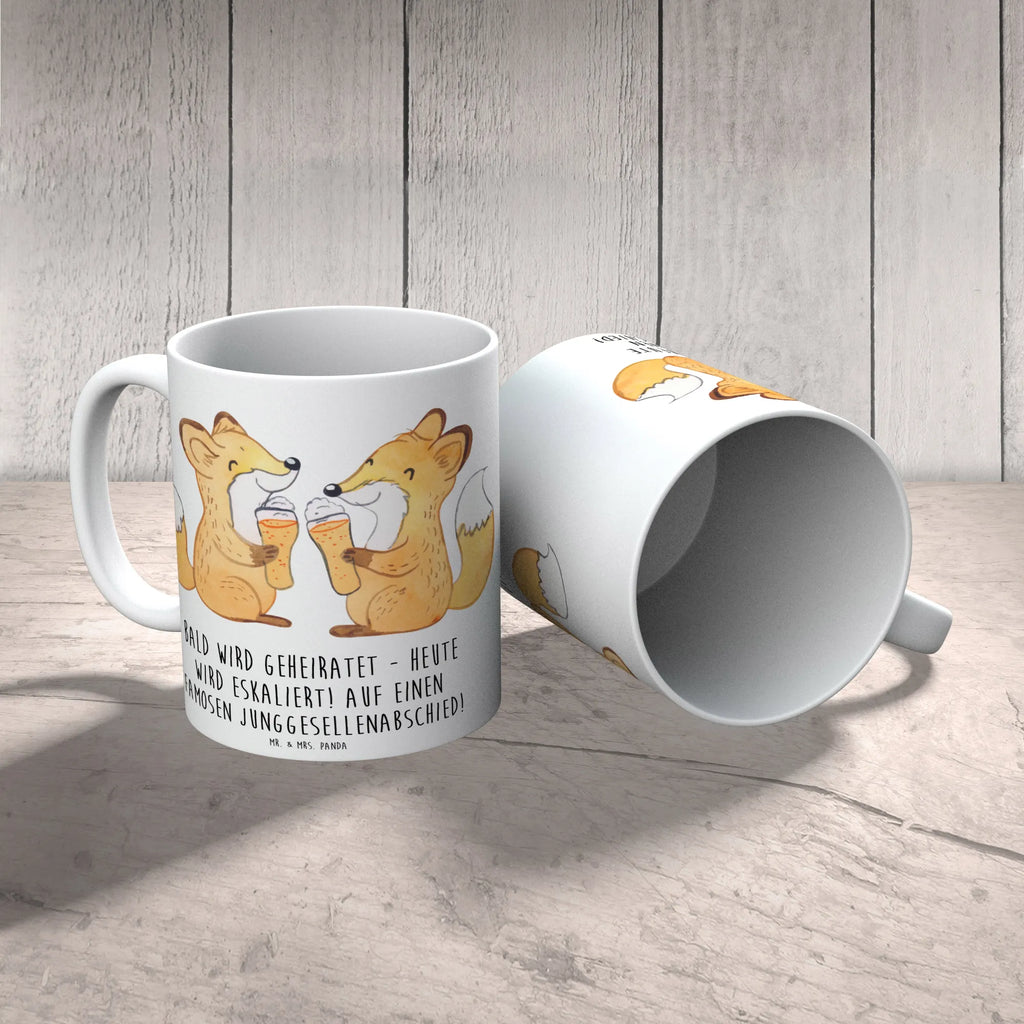 Tasse Junggesellenabschied Eskalation Geschenktasse, Keramiktasse, Tasse mit Motiven, Kaffeetasse, Porzellantasse, Bürotasse, Teetasse, Tasse mit Zitaten, Tasse, Hochzeit, Hochzeitsgeschenk, Ehe, Hochzeitsfeier, Trauung, Trauungsgeschenk, Hochzeitskarte, Verlobungsfeier, Verlobungsgeschenk, Hochzeitsgeschenkideen, Hochzeitsgeschenke für Brautpaar