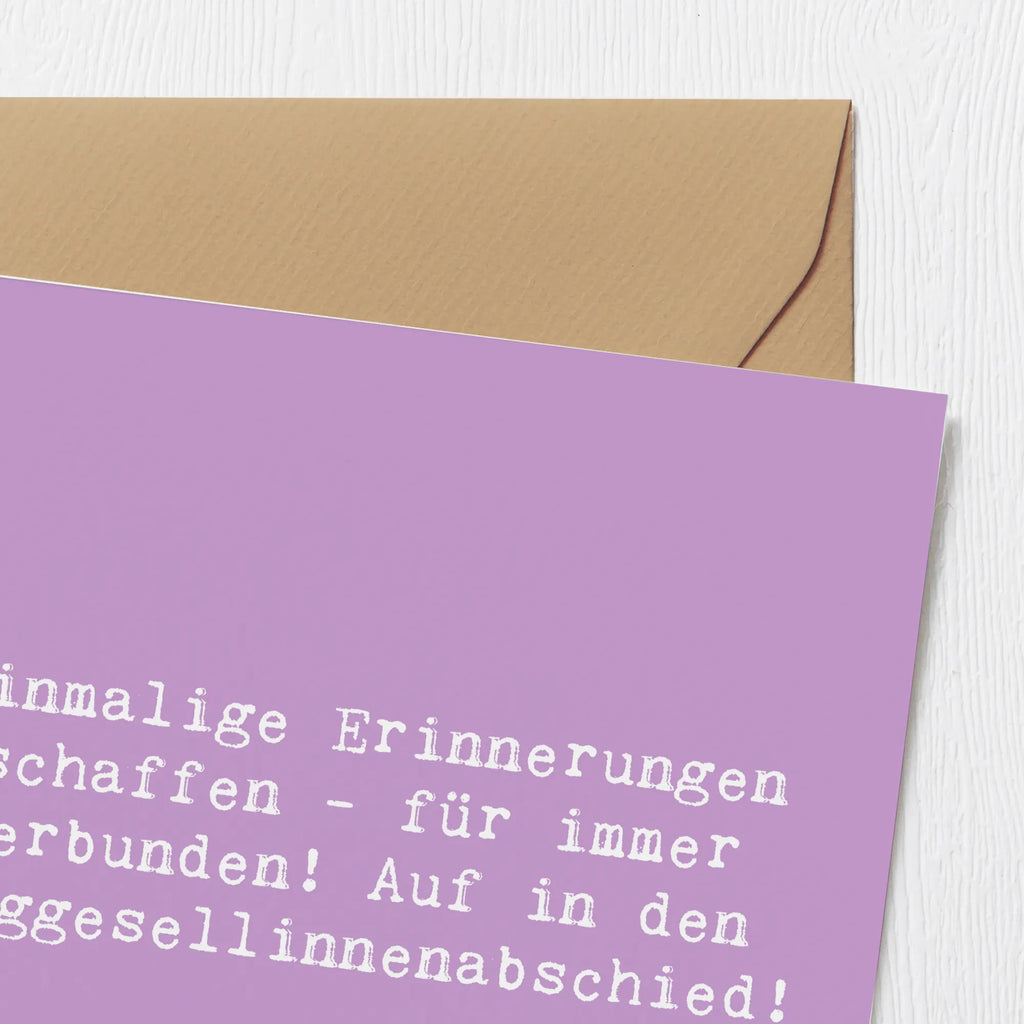 Deluxe Card Saying Einmalige Erinnerungen schaffen - für immer verbunden! Auf in den Junggesellinnenabschied! Karte, Grußkarte, Klappkarte, Einladungskarte, Glückwunschkarte, Hochzeitskarte, Geburtstagskarte, Hochwertige Grußkarte, Hochwertige Klappkarte, Hochzeit, Hochzeitsgeschenk, Ehe, Hochzeitsfeier, Trauung, Trauungsgeschenk, Verlobungsfeier, Verlobungsgeschenk, Hochzeitsgeschenkideen, Hochzeitsgeschenke für Brautpaar