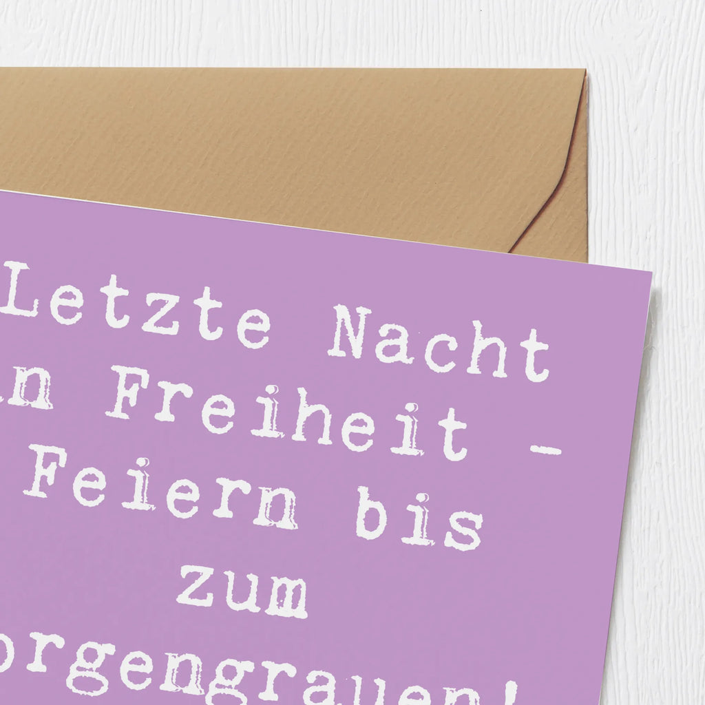 Deluxe Karte Spruch Junggesellinnenabschied Feiern Grußkarte, Hochwertige Klappkarte, Karte, Hochwertige Grußkarte, Geburtstagskarte, Einladungskarte, Hochzeitskarte, Klappkarte, Glückwunschkarte, Hochzeit, Hochzeitsgeschenk, Ehe, Hochzeitsfeier, Trauung, Trauungsgeschenk, Verlobungsfeier, Verlobungsgeschenk, Hochzeitsgeschenkideen, Hochzeitsgeschenke für Brautpaar
