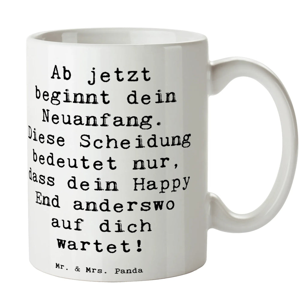 Tasse Spruch Neuanfang Scheidung Bürotasse, Tasse mit Motiven, Keramiktasse, Tasse, Teetasse, Tasse mit Zitaten, Porzellantasse, Kaffeetasse, Geschenktasse, Hochzeit, Hochzeitsgeschenk, Ehe, Hochzeitsfeier, Trauung, Trauungsgeschenk, Hochzeitskarte, Verlobungsfeier, Verlobungsgeschenk, Hochzeitsgeschenkideen, Hochzeitsgeschenke für Brautpaar