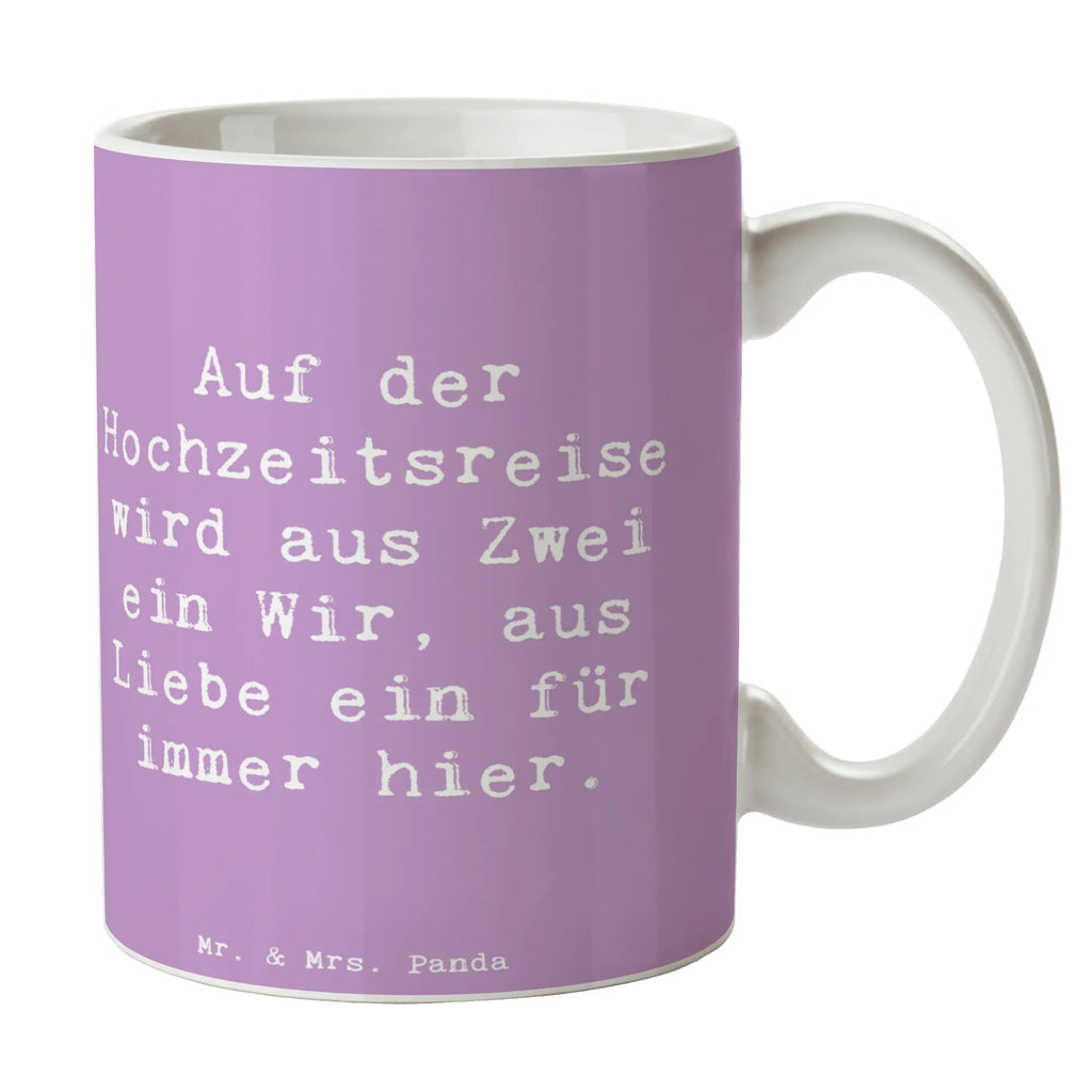 Mug Saying Auf der Hochzeitsreise wird aus Zwei ein Wir, aus Liebe ein für immer hier. Kaffeetasse, Tasse mit Motiven, Keramiktasse, Tasse, Tasse mit Zitaten, Bürotasse, Teetasse, Geschenktasse, Porzellantasse, Hochzeit, Hochzeitsgeschenk, Ehe, Hochzeitsfeier, Trauung, Trauungsgeschenk, Hochzeitskarte, Verlobungsfeier, Verlobungsgeschenk, Hochzeitsgeschenkideen, Hochzeitsgeschenke für Brautpaar