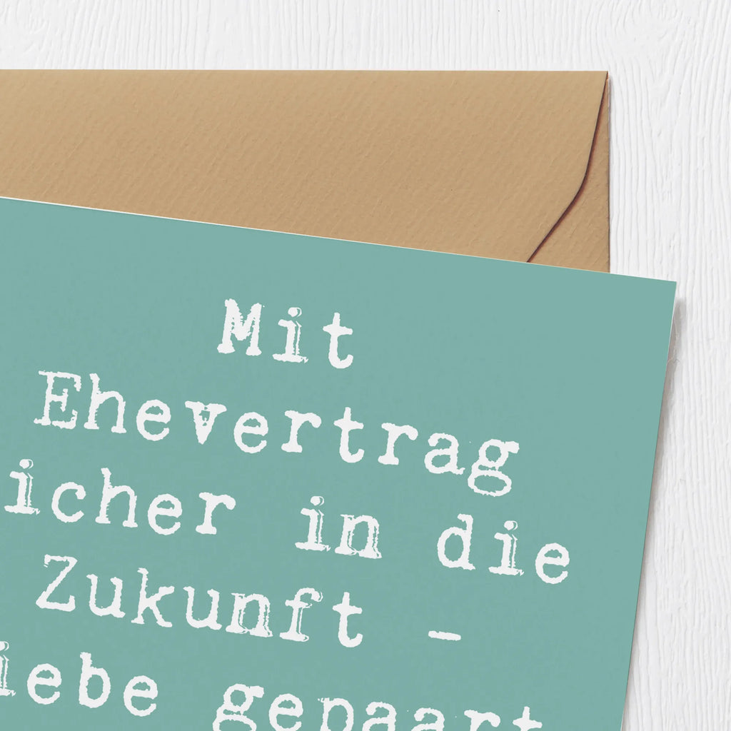 Deluxe Karte Spruch Ehevertrag Zukunft Klappkarte, Hochwertige Klappkarte, Karte, Hochwertige Grußkarte, Hochzeitskarte, Glückwunschkarte, Grußkarte, Geburtstagskarte, Einladungskarte, Hochzeit, Hochzeitsgeschenk, Ehe, Hochzeitsfeier, Trauung, Trauungsgeschenk, Verlobungsfeier, Verlobungsgeschenk, Hochzeitsgeschenkideen, Hochzeitsgeschenke für Brautpaar