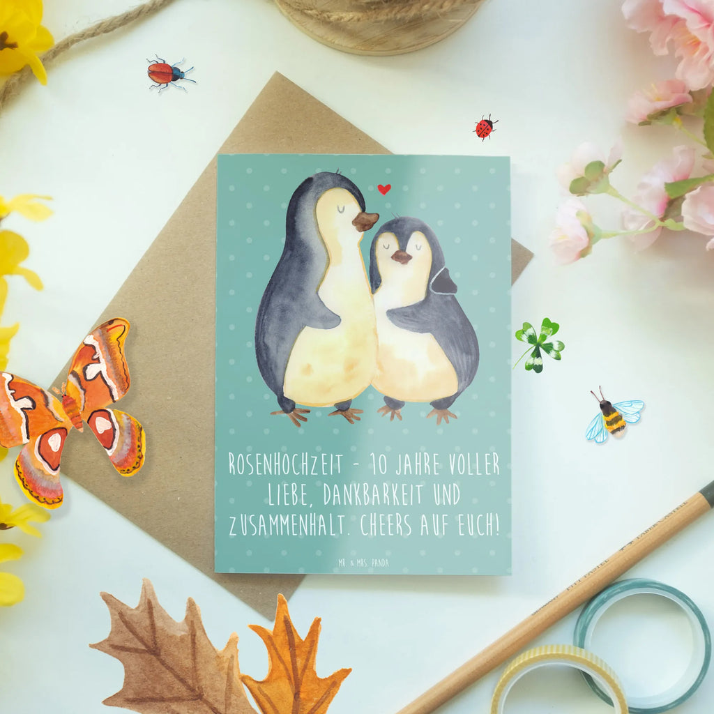 Greetings card Rosenhochzeit - 10 Jahre voller Liebe, Dankbarkeit und Zusammenhalt. Cheers auf euch! Geburtstagskarte, Klappkarte, Karte, Glückwunschkarte, Hochzeitskarte, Einladungskarte, Ansichtskarten, Grußkarte, Hochzeit, Hochzeitsgeschenk, Ehe, Hochzeitsfeier, Trauung, Trauungsgeschenk, Verlobungsfeier, Verlobungsgeschenk, Hochzeitsgeschenkideen, Hochzeitsgeschenke für Brautpaar