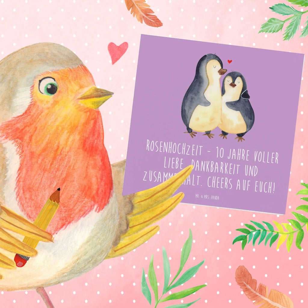 Deluxe Karte 10. Hochzeitstag Rosenhochzeit Glückwunschkarte, Geburtstagskarte, Karte, Hochwertige Grußkarte, Hochwertige Klappkarte, Grußkarte, Klappkarte, Hochzeitskarte, Einladungskarte, Hochzeit, Hochzeitsgeschenk, Ehe, Hochzeitsfeier, Trauung, Trauungsgeschenk, Verlobungsfeier, Verlobungsgeschenk, Hochzeitsgeschenkideen, Hochzeitsgeschenke für Brautpaar