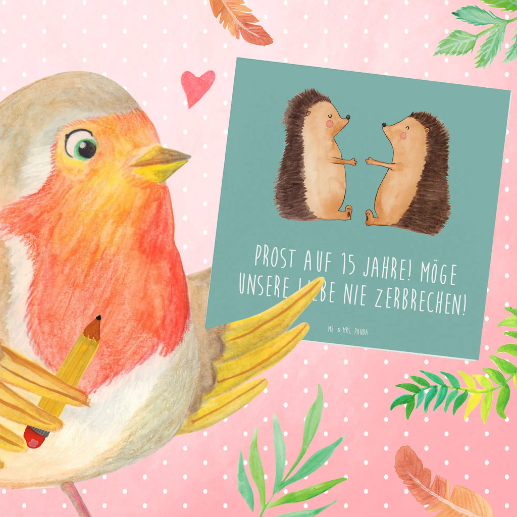 Deluxe Karte 15. Hochzeitstag Gläserne Hochzeit Karte, Hochzeitskarte, Hochwertige Klappkarte, Hochwertige Grußkarte, Klappkarte, Glückwunschkarte, Einladungskarte, Geburtstagskarte, Grußkarte, Hochzeit, Hochzeitsgeschenk, Ehe, Hochzeitsfeier, Trauung, Trauungsgeschenk, Verlobungsfeier, Verlobungsgeschenk, Hochzeitsgeschenkideen, Hochzeitsgeschenke für Brautpaar