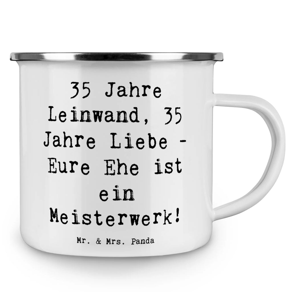 Enamel camping mug Saying 35 Jahre Leinwand, 35 Jahre Liebe - Eure Ehe ist ein Meisterwerk! Metalltasse, Tasse Emaille, Camping Tassen, Emaille Trinkbecher, Emaille Tasse, Camping Tassen Emaille, Blechtasse Outdoor, Emaille Tasse Camping, Emaille Becher Camping, Tasse Camping, Campingbecher, Emaille Tassen, Outdoor Tasse, Metalltasse für Camping, Metall Tasse, Campingtassen, Blechtassen, Edelstahl Trinkbecher, Camping Tasse Metall, Emaille Becher, Trinkbecher, Blechtasse, Camping Becher Edelstahl, Campingtasse, Outdoor Becher, Kaffee Blechtasse, Emailletasse, Camping Tasse Emaille, Camping Becher, Emaille Campingbecher, Hochzeit, Hochzeitsgeschenk, Ehe, Hochzeitsfeier, Trauung, Trauungsgeschenk, Hochzeitskarte, Verlobungsfeier, Verlobungsgeschenk, Hochzeitsgeschenkideen, Hochzeitsgeschenke für Brautpaar
