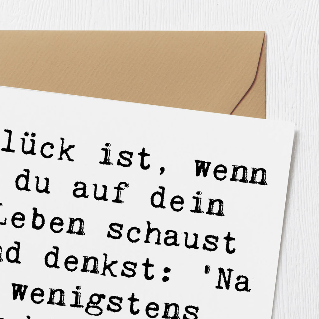 Deluxe Karte Spruch Glück Gemeinsam Klappkarte, Karte, Hochzeitskarte, Hochwertige Grußkarte, Glückwunschkarte, Einladungskarte, Hochwertige Klappkarte, Geburtstagskarte, Grußkarte