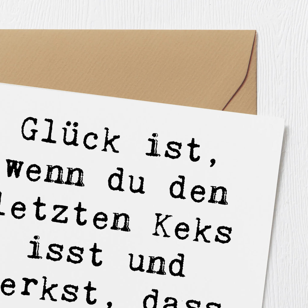 Deluxe Karte Spruch Glück Erfüllung Grußkarte, Geburtstagskarte, Hochwertige Klappkarte, Glückwunschkarte, Einladungskarte, Karte, Klappkarte, Hochzeitskarte, Hochwertige Grußkarte