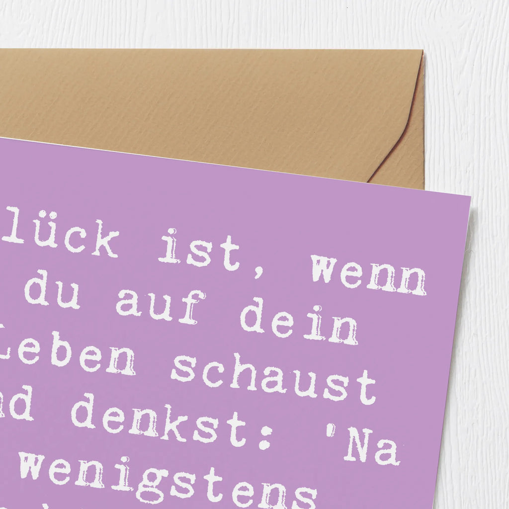 Deluxe Karte Spruch Glück Gemeinsam Klappkarte, Karte, Hochzeitskarte, Hochwertige Grußkarte, Glückwunschkarte, Einladungskarte, Hochwertige Klappkarte, Geburtstagskarte, Grußkarte
