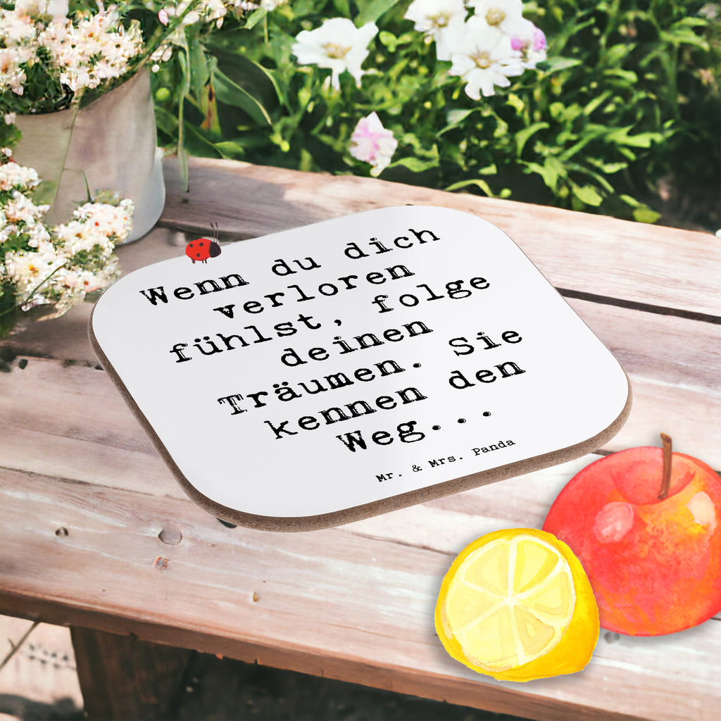 Square coaster Saying Wenn du dich verloren fühlst, folge deinen Träumen. Sie kennen den Weg... Untersetzer, Getränkeuntersetzer, Untersetzer Design, Bierdeckel, Glasuntersetzer, Untersetzer Holz, Untersetzer für Gläser, Holzuntersetzer, Korkuntersetzer, Tassen Untersetzer, Untersetzer Gläser, Untersetzer aus Holz