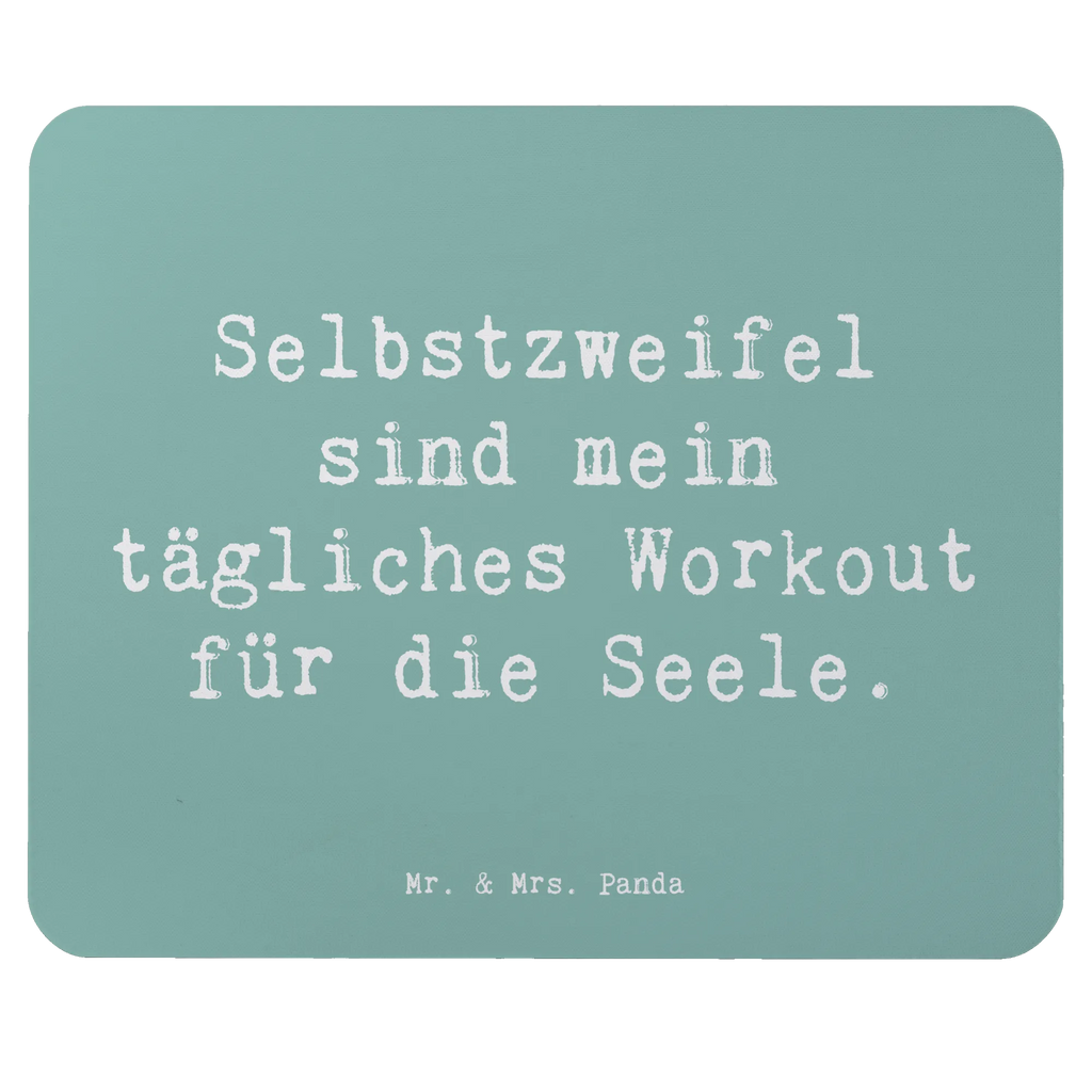 Mouse mat Saying Selbstzweifel sind mein tägliches Workout für die Seele. Mausunterlage, Einzigartiges Mauspad, Designer Mauspad, PC Zubehör, Computer zubehör, Mauspad Büro, Büroausstattung, Mousepad, Arbeitszimmer, Mauspad