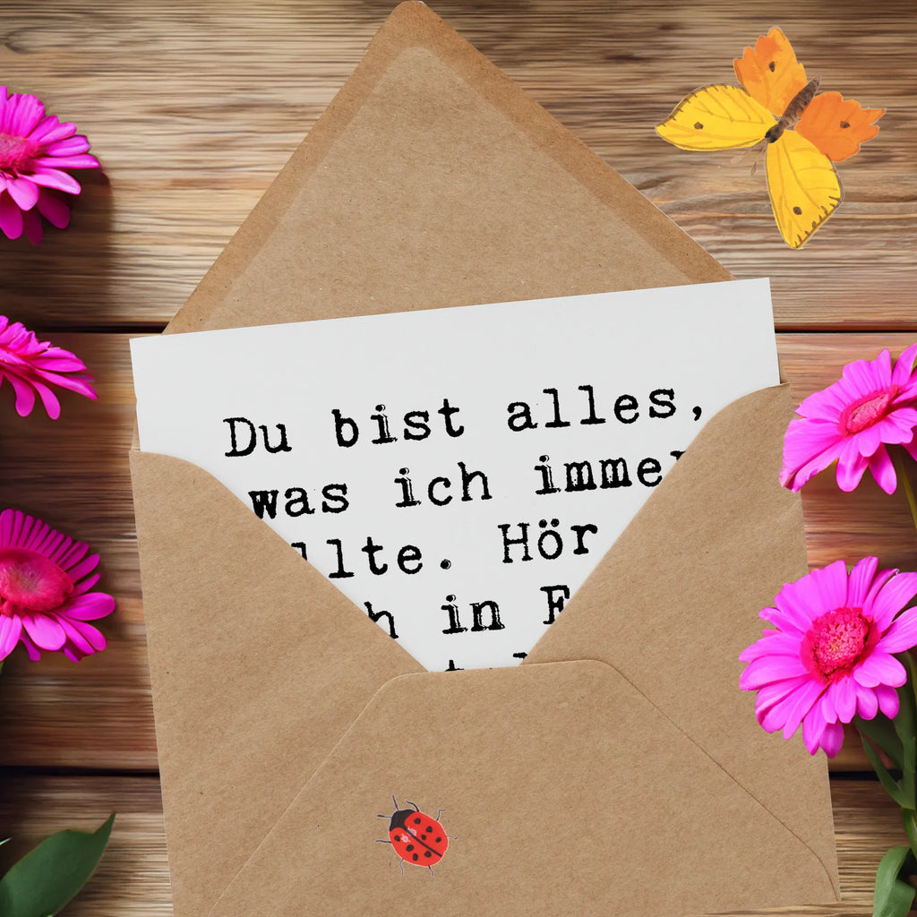 Deluxe Karte Spruch Hoffnung und Selbstliebe Karte, Hochwertige Klappkarte, Grußkarte, Klappkarte, Einladungskarte, Geburtstagskarte, Hochzeitskarte, Glückwunschkarte, Hochwertige Grußkarte