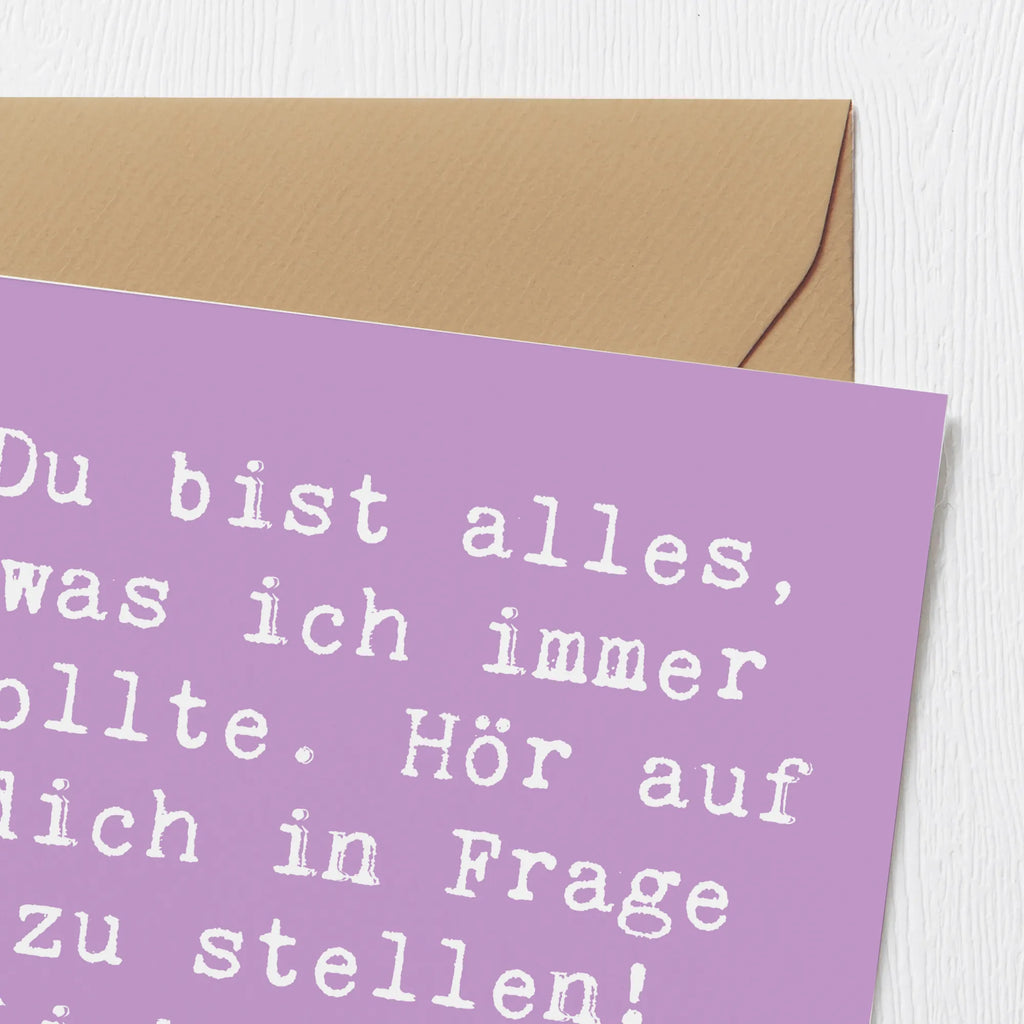 Deluxe Karte Spruch Hoffnung und Selbstliebe Karte, Hochwertige Klappkarte, Grußkarte, Klappkarte, Einladungskarte, Geburtstagskarte, Hochzeitskarte, Glückwunschkarte, Hochwertige Grußkarte