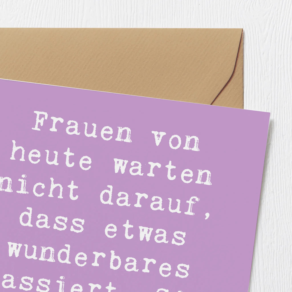 Deluxe Karte Spruch Hoffnung schaffen Hochwertige Klappkarte, Geburtstagskarte, Grußkarte, Einladungskarte, Hochwertige Grußkarte, Hochzeitskarte, Karte, Klappkarte, Glückwunschkarte