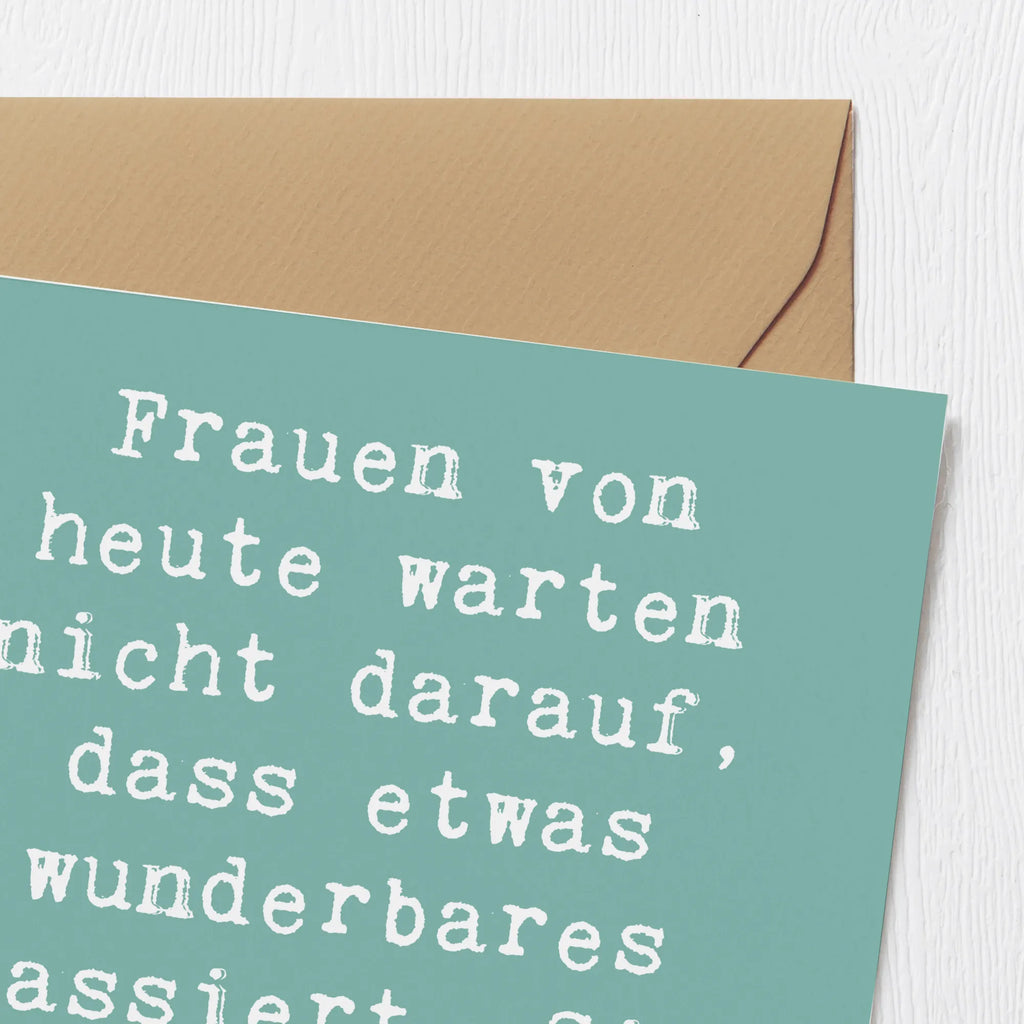 Deluxe Karte Spruch Hoffnung schaffen Hochwertige Klappkarte, Geburtstagskarte, Grußkarte, Einladungskarte, Hochwertige Grußkarte, Hochzeitskarte, Karte, Klappkarte, Glückwunschkarte