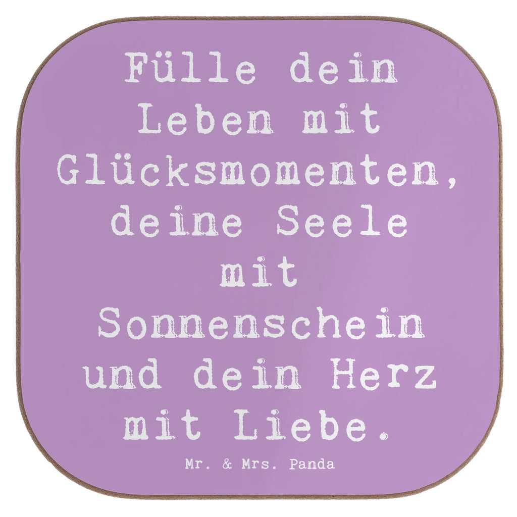 Square coaster Saying Fülle dein Leben mit Glücksmomenten, deine Seele mit Sonnenschein und dein Herz mit Liebe. Untersetzer, Untersetzer für Gläser, Tassen Untersetzer, Untersetzer Design, Getränkeuntersetzer, Bierdeckel, Untersetzer aus Holz, Glasuntersetzer, Untersetzer Gläser, Korkuntersetzer, Untersetzer Holz, Holzuntersetzer
