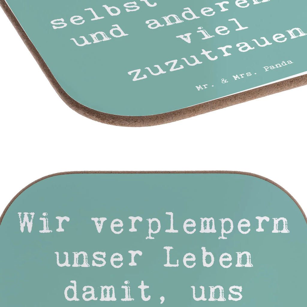 Square coaster Saying Wir verplempern unser Leben damit, uns selbst zu wenig und anderen zu viel zuzutrauen.  Untersetzer für Gläser, Untersetzer Design, Untersetzer Holz, Korkuntersetzer, Untersetzer, Holzuntersetzer, Glasuntersetzer, Untersetzer Gläser, Untersetzer aus Holz, Bierdeckel, Getränkeuntersetzer, Tassen Untersetzer